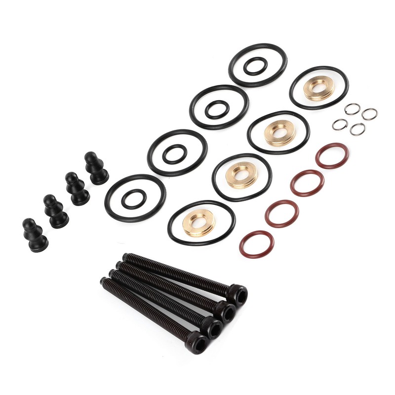 4Sets Fuel Injector Seal Repair Kit Sealing Assembly Clamp Bolt