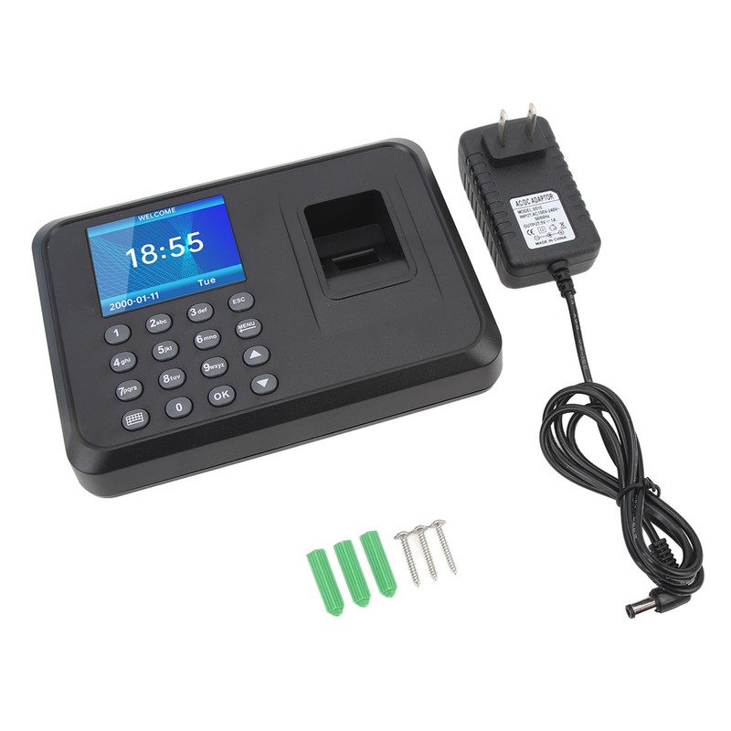 Fingerprint Attendance Machine Efficient Management Employee Checking in Recorder 100‑240V