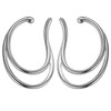 Cruyff Ear Cuffs, Ear Cuffs, Earrings, Large, Hypoallergenic, Double Line,