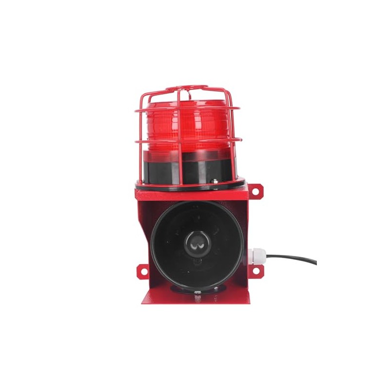 115db Sound Industrial Audible Visual Alarm with IP65 LED Strobe,
