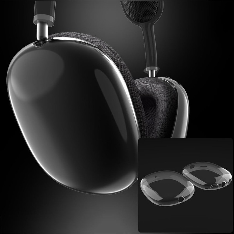 Airpods Max Cover, AirPods Max Case, Soft TPU Transparent Case