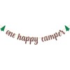 Dalaber One Happy Camper Banner, Camping Woodland Themed 1st Birthday