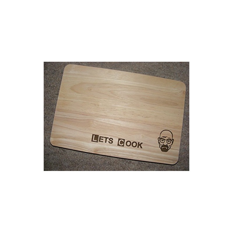 FastCraft, Breaking-Bad-Heisenberg Chopping Board, Hardwood, for Chopping, Cutting, Cheese Board,