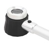 Handheld 45X Magnifier Loupe Optical Glass Magnifying Glass LED Magnifier