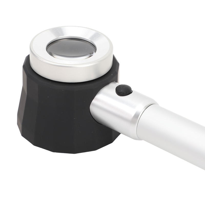 Handheld 45X Magnifier Loupe Optical Glass Magnifying Glass LED Magnifier