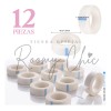 Cinta Micropore Extensiones Pestañas 1x1 Pelusa