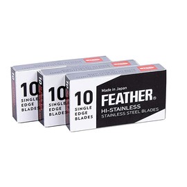 30 Feather FHS-10 Japanese Steel Razor Blades - Refill for OneBlade Core, Hybrid, & Genesis Razors