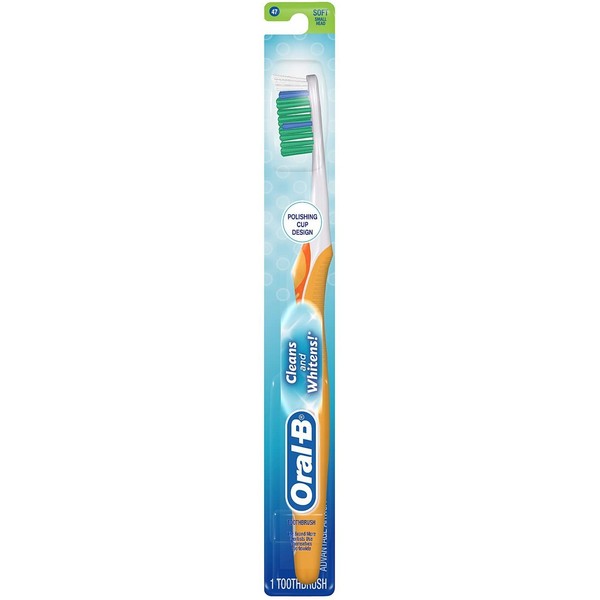 Oral-B 3D Vivid 35 Soft Manual Toothbrush, White