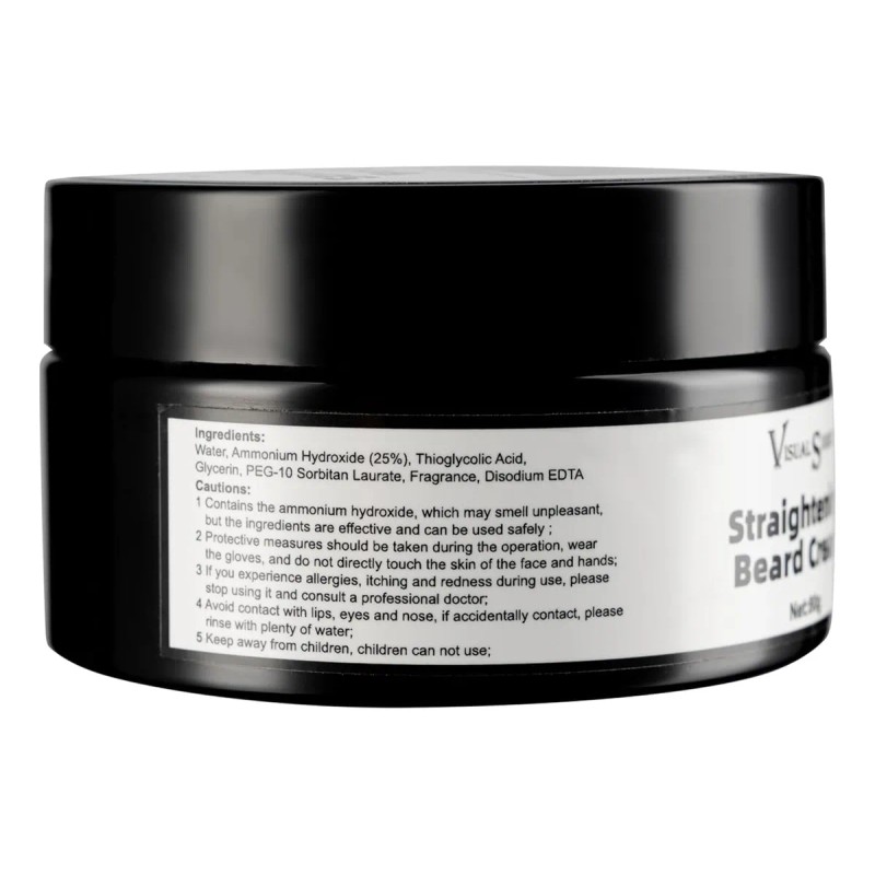 Crema Para Alisar Barba, 2.8 Oz. Acondicionador Eficaz Para