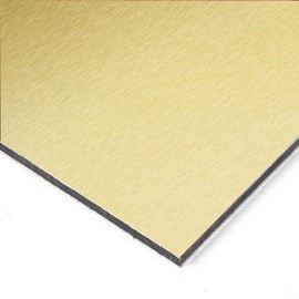 Falken Design Aluminium Composite Panel Brushed Gold 12 in. x 72 in. x 1/8 in.