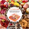 Whaline 50 Set Fall Thanksgiving Orange Small Charcuterie Boxes with