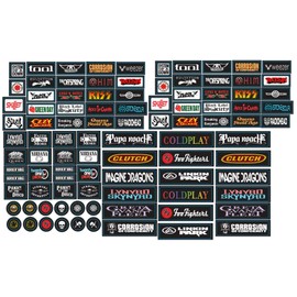 Bumper/Window Decals for RC Scale cralwer Accessory - 4 Styles to Choose from - for: Axial SCX10 II RC4WD Redcat Gen8 TRX4 Vanquish VS4-10 Stickers (Rock)