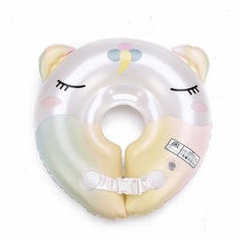 Baby Neck Float Swimming Ring for Infants and Toddlers Armpit lf502 White Neck Ring Inner Diameter 10cm 10ea