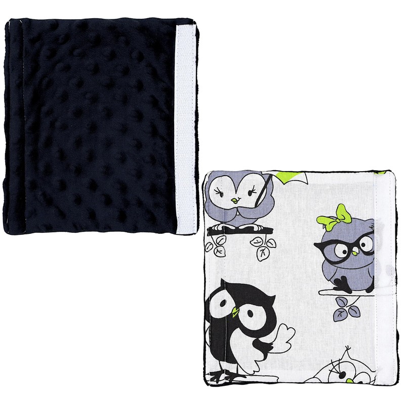 TupTam Children's Car Seat Belt Protector Pack of 2 Owls