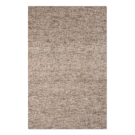 Hand Tufted Wool ECO-Friendly Area Rugs - 3'x5', Rectangle Shape, Beige & Brown, Solid Plain Design, High Pile Thick Handmade Area Rugs for Living Room, Bed Room (KWC111)