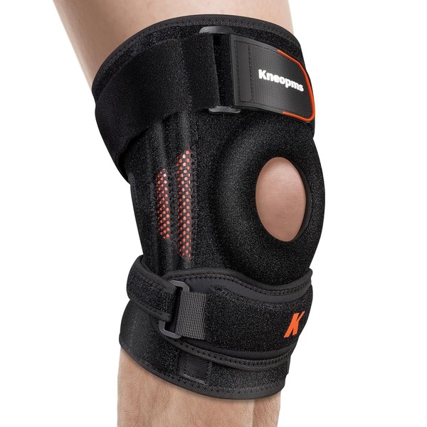 2-in-1 Professional Knee Brace for Pain Relief,Adjustable Knee Support with