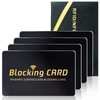 Schembo RFID Blocking Card,Contactless NFC Debit Credit Card Passport Protector,