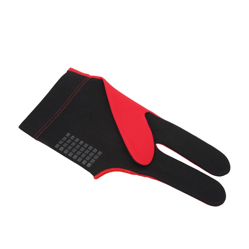 Left Hand Billiard Gloves Polyurethane Fiber Average Size Three Fingers