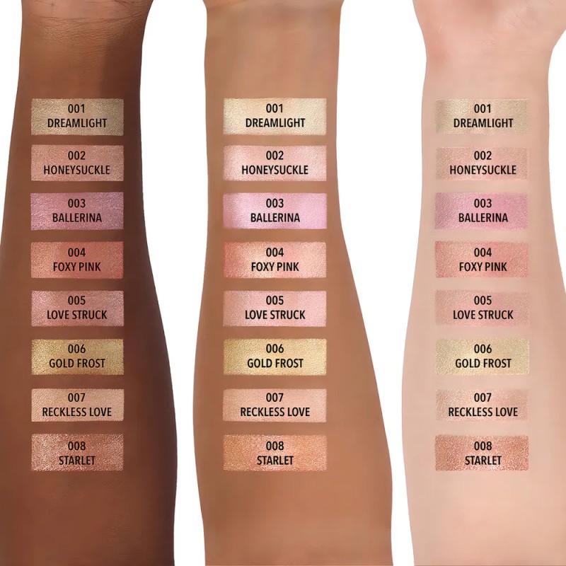 Moira Iluminadores Dreamlight Highlighter Tono del maquillaje 04 Foxy Pink