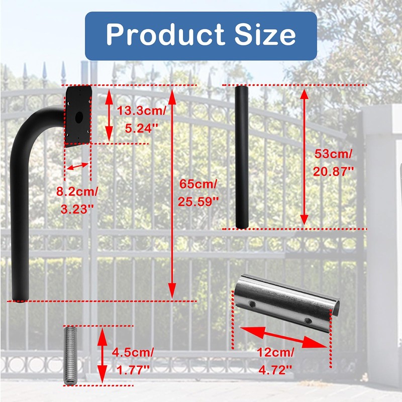 REAXOAL Keypad Mounting Post FM100 Compatible with Mighty Mule Digital
