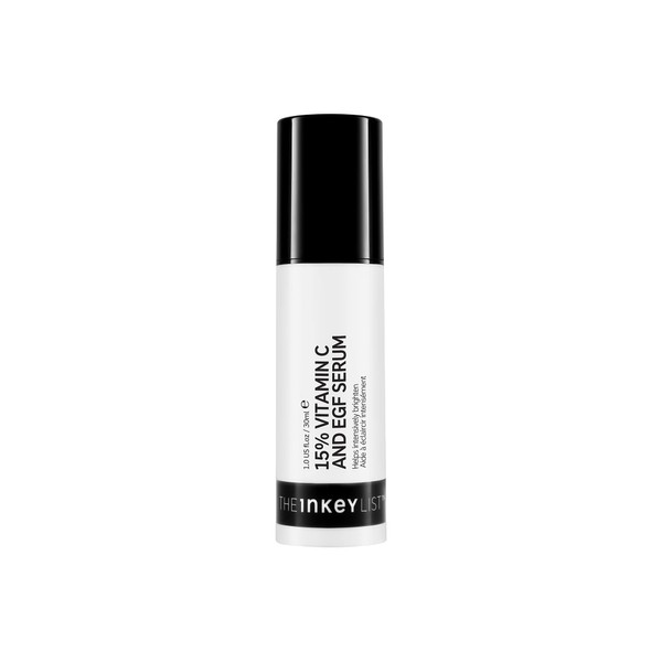 The INKEY List 15% Vitamin C and EGF Serum Helps to Intensively Brighten All Skin Types 30ml