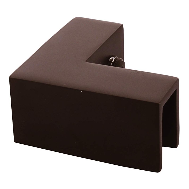 CRL Brushed Bronze 90176; "Sleeve Over" Glass Clamp