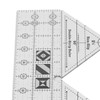 90 Degree Quilting Ruler, Acrylic Degree Double Strip Ruler, Sewing