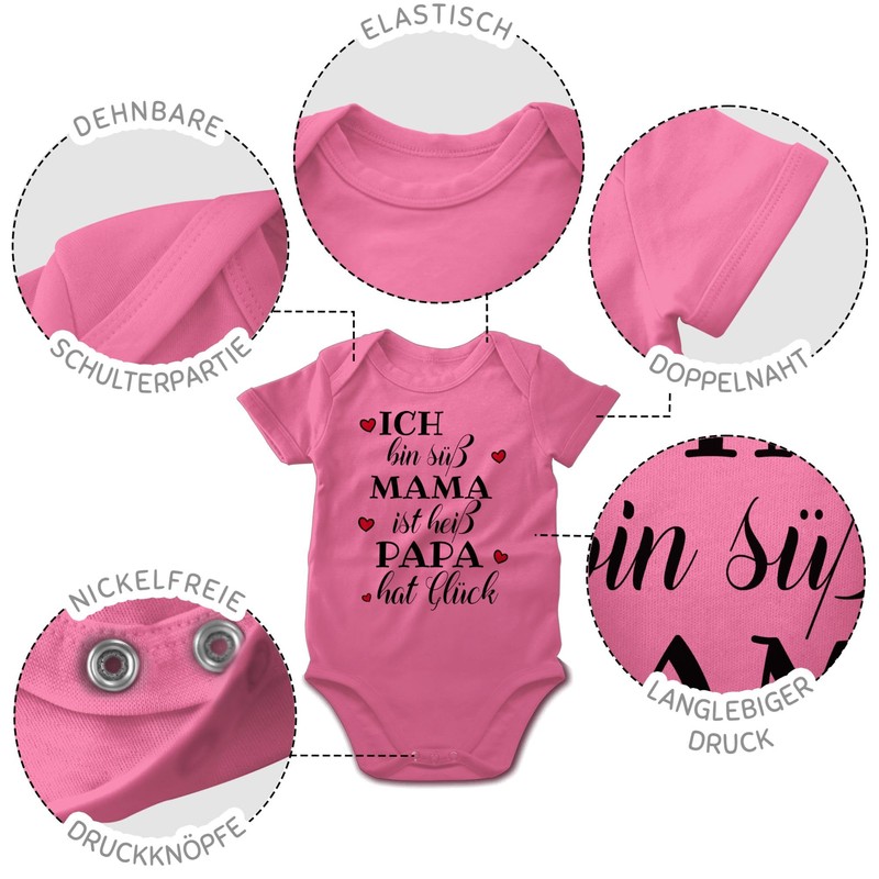Shirtracer - Baby Bodysuit Boy Girl - Sayings - Ich