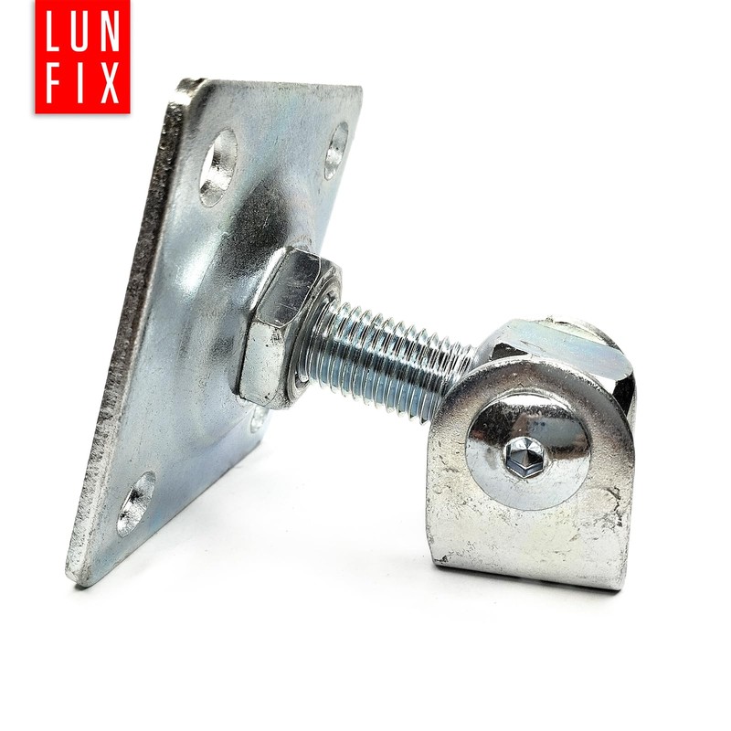 Gate Hinge Adjustable Galvanised Gate Hinges with Mounting Plate 80