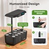 Ahopegarden Hydroponics Growing System: 10 Pods Temp ＆ Humidity Display