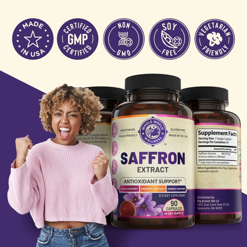 WHOLE WORLD WELLNESS Pure Saffron Extract