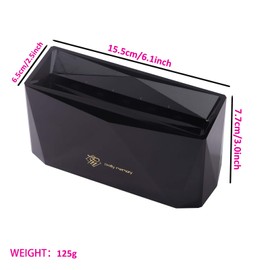 Pretty memory Tweezer Holder 6 Holes Lash Tweezer Holder for Eyelash Extensions Tweezer Stand for Eyelashes Extension Supplies Lash Accessories Tools, Black