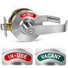 Commercial Grade Bathroom Door Lock-Privacy Indicator Lock Vacant or in-Use,