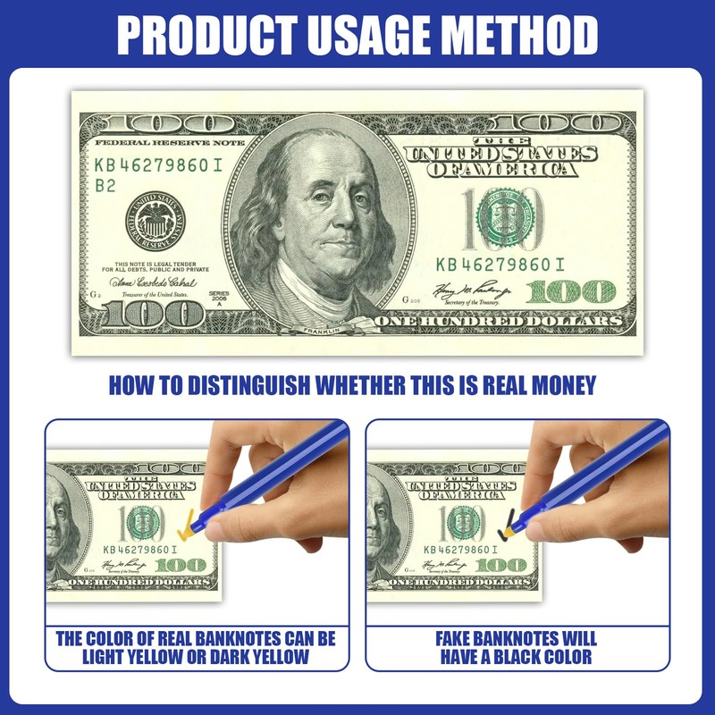 Banknote checker pen, banknote tester pen