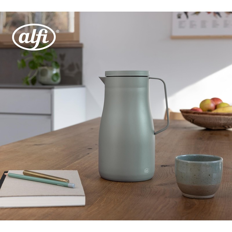 alfi STUDIO TEA Matcha Green Insulated Flask, 1.0 L, Double-Walled
