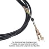 Creative.C Excavator Throttle Control Cable 2.5M 8.2ft Manual Flexible Throttle