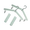 4 Pack Travel Hangers,Foldable Hangers,with Hidden Clips,Lightweight and Portable,Space Saving,Suitable