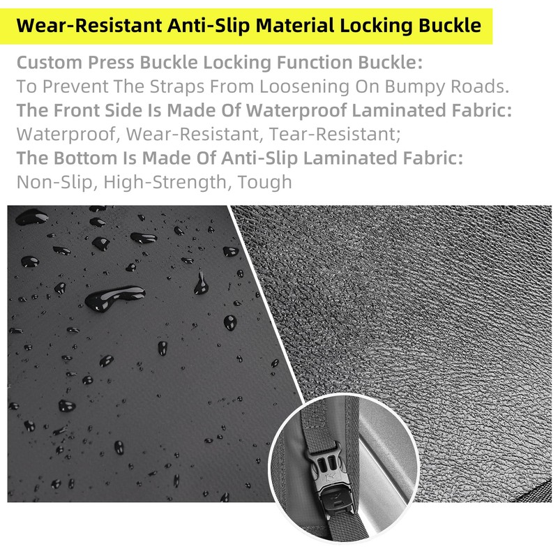 Rhinowalk Motorcycle Tank Side Bag/Motorcycle Front Load Universal Saddle Bag