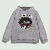 Vertebrae Graphic Hoodie 100% Cotton US Warehouse 6 ColorsColor: Brown,