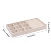 Vellure Velvet Jewelry Organizer Drawer Tray – Stackable Compartments for