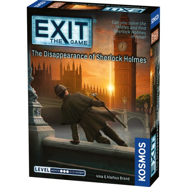EXIT: The Game - The Disappearance of Sherlock Holmes | Escape Room | Puzzles | Cooperative Games | Mystery Game | London | Kosmos | Family Friendly | 1-4 Players