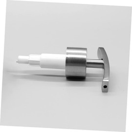 Beatifufu Lotion Dispenser Pump Replacement Stainless Steel Press Pump Head for Shampoo Hand Soap Bottles Adjustable Tube Fits Most Bottles Bathroom and Travel Use
