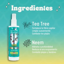 Loción Repelente De Piojos Kids Secreto Herbal 250ml