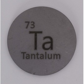 Tantalum (Ta) 31mm Metal Disc for Collection or Experiments