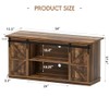 Shahoo Farmhouse Sideboard Buffet Cabinet, Coffee Bar Storage with Sliding