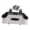 F Fityle Hanging Car Headrest Organizer with Tissue Box and