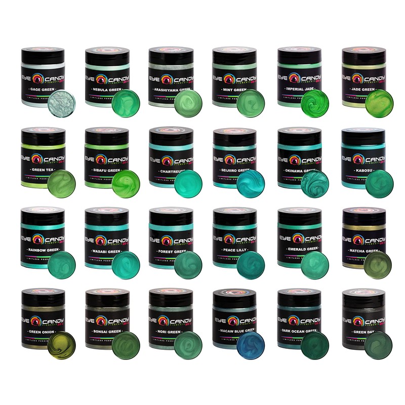 Eye Candy Premium Green Mica Powder Pigments (25gr) | Multipurpose