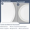 ZMH Ceiling Light LED Ceiling Light Kitchen - Diameter 18