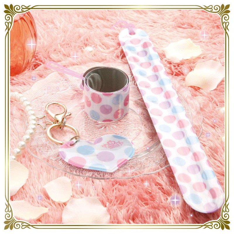 Sonic Keychain Reflash Safety Reflective Lianatia White GS-1225-W