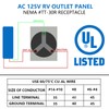 BEBOBLY 30 Amp RV Power Outlet Box, 125 Volt NEMA
